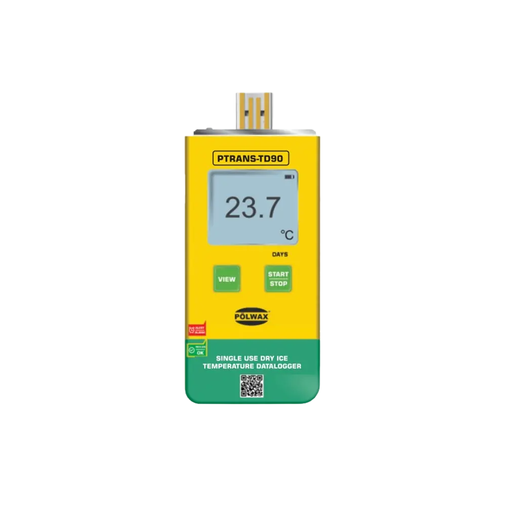 POLWAX PTRANS TD90 Single-Use Dry Ice Datalogger